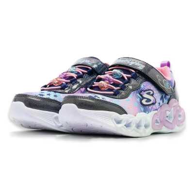 Skechers 303261L Infinite Heart Lights Heart Jewels Günlük Lacivert Çocuk Spor Ayakkabı - 4