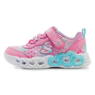 Skechers 303261L Infinite Heart Lights Heart Jewels Günlük Pembe Çocuk Spor Ayakkabı - Skechers