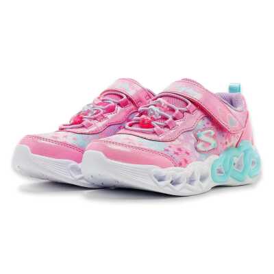 Skechers 303261L Infinite Heart Lights Heart Jewels Günlük Pembe Çocuk Spor Ayakkabı - 3