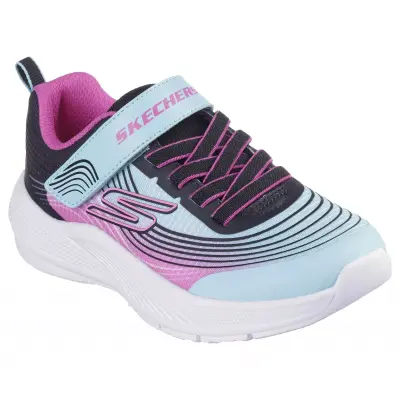 Skechers 303575L Microspec Siyah-Mavi Kız Çocuk Spor Ayakkabı - 1