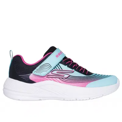 Skechers 303575L Microspec Siyah-Mavi Kız Çocuk Spor Ayakkabı - 2