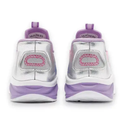 Skechers 303592K Coastline Bonita Wave Slip-Ins Gümüş Kız Çocuk Spor Ayakkabı - 4