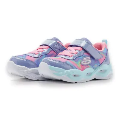 Skechers 303716-B Twisty Glow Lila Kız Çocuk Spor Ayakkabı - 3