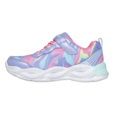 Skechers 303716L Twisty Glow Sorbet Swirl Lila Kız Çocuk Spor Ayakkabı - 4