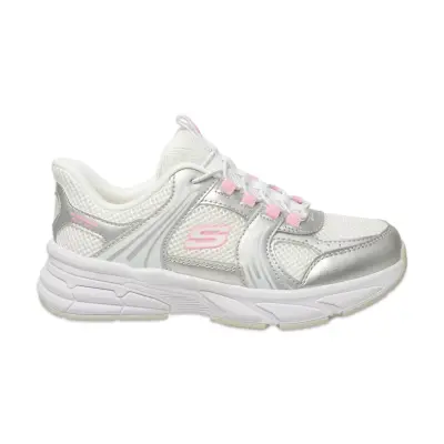 Skechers 319078 Retro-Graph Classic Kicks Slip-Ins Gümüş Kız Çocuk Spor Ayakkabı - 2