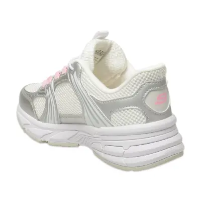 Skechers 319078 Retro-Graph Classic Kicks Slip-Ins Gümüş Kız Çocuk Spor Ayakkabı - 4