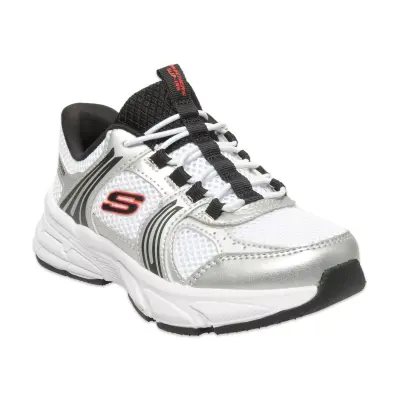 Skechers 404204L Retro-Graph Swift Pacer Slip-Ins Gümüş Erkek Çocuk Spor Ayakkabı - 1