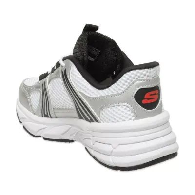 Skechers 404204L Retro-Graph Swift Pacer Slip-Ins Gümüş Erkek Çocuk Spor Ayakkabı - 4