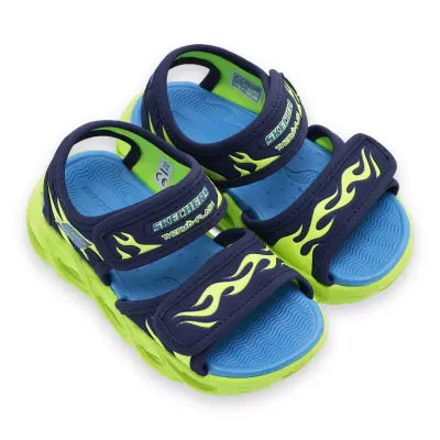 Skechers 400102 N Thermo-Splash Lacivert Erkek Çocuk Sandalet 