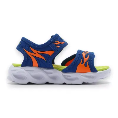 Skechers 400102 N Thermo-Splash Mavi Erkek Çocuk Sandalet - 3