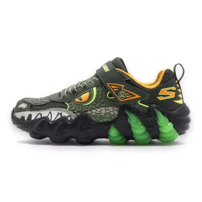 Skechers 400121L Skechosaurus Lights 2.0 Yeşil Çocuk Spor Ayakkabı - 2