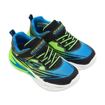 Skechers 400139L S Lights Flex-Glow Ultra Siyah Erkek Çocuk Spor Ayakkabı - 3