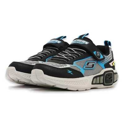 Skechers 400151 L Light Storm 3.0 Günlük Siyah-Mavi Çocuk Spor Ayakkabı - 3