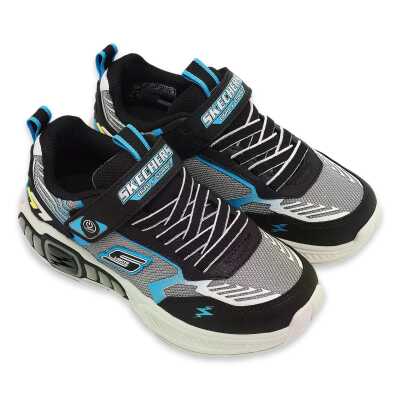 Skechers 400151 L Light Storm 3.0 Günlük Siyah-Mavi Çocuk Spor Ayakkabı - 4