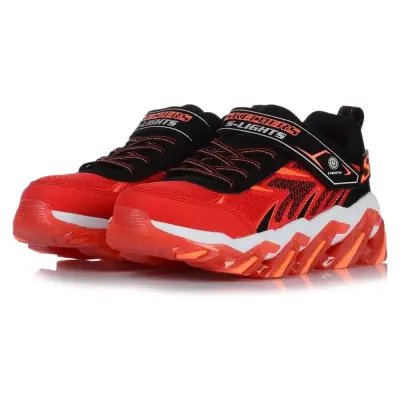 Skechers 400165K Megasurge 2.0 Işikli Kırmızı Erkek Çocuk Spor Ayakkabı - 4