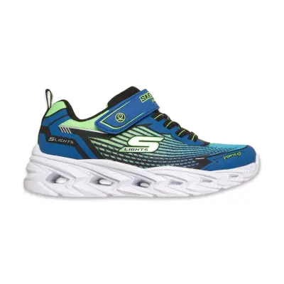 Skechers 400590L S Lights Vortex 3.0 Siyah-Mavi Erkek Çocuk Spor Ayakkabı 