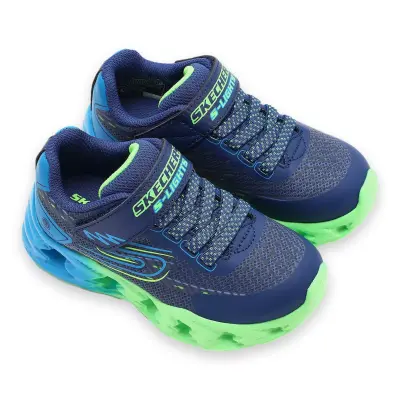 Skechers 400604K Vortex 2.0 Quantroid Mavi Erkek Çocuk Spor Ayakkabı 