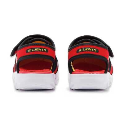 Skechers 400612 N S Lights Hypno Splash Hydro Fun Kırmızı Erkek Çocuk Sandalet - 4
