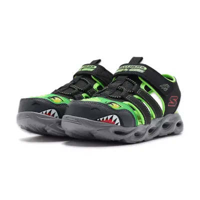 Skechers 400613L Thermo-Splash Hydro-Flare Yeşil Erkek Çocuk Sandalet - 3