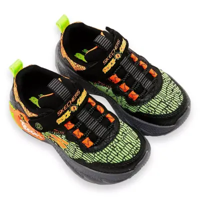 Skechers 400615 DinoLights Işikli Siyah Erkek Çocuk Spor Ayakkabı - 1