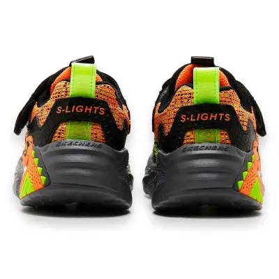Skechers 400615 DinoLights Işikli Siyah Erkek Çocuk Spor Ayakkabı - 4