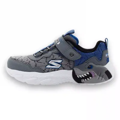 Skechers 400617K Creature Lights Günlük Gri Erkek Çocuk Spor Ayakkabı - 2