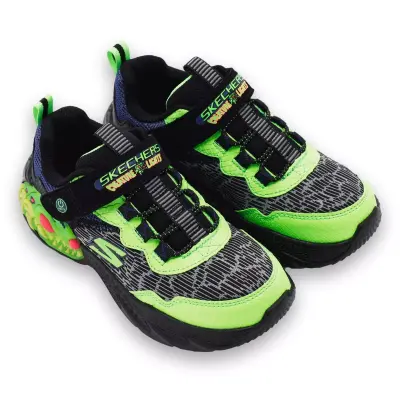 Skechers 400617K Creature Lights Günlük Yeşil Erkek Çocuk Spor Ayakkabı 