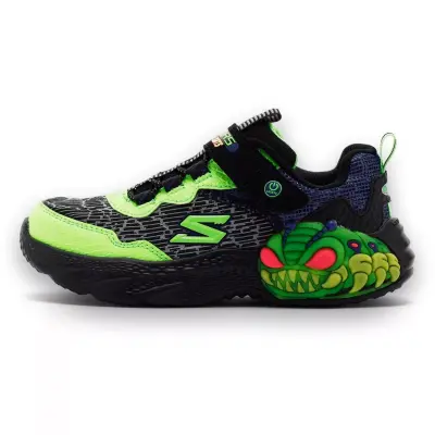 Skechers 400617K Creature Lights Günlük Yeşil Erkek Çocuk Spor Ayakkabı - 2