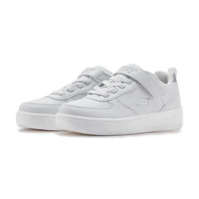Skechers 400623L Sport Court 92 Show Maddox Beyaz Çocuk Spor Ayakkabı - 3