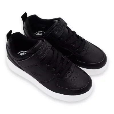 Skechers 400623L Sport Court Maddox Siyah Çocuk Spor Ayakkabı 