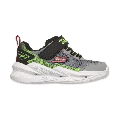 Skechers 401490L S Lights Meteor-Lights 2.0 Gri Erkek Çocuk Spor Ayakkabı 