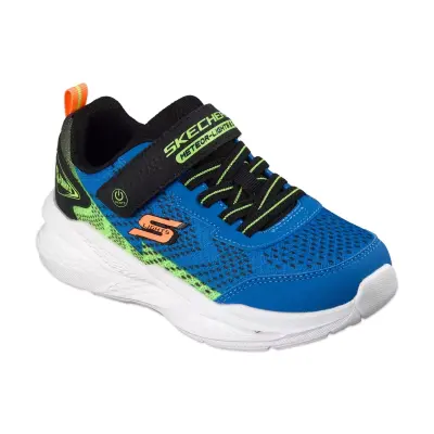 Skechers 401490L S Lights Meteor-Lights 2.0 Mavi Erkek Çocuk Spor Ayakkabı - 4