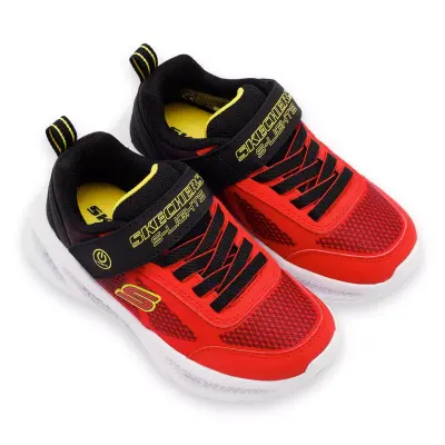 Skechers Meteor-Lights-Krendox Kırmızı Erkek Çocuk Spor Ayakkabı - 1