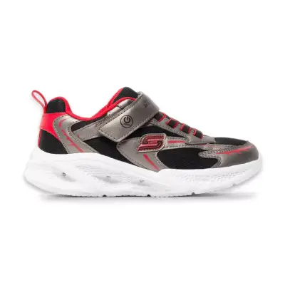 Skechers 401497N Skechers Meteor-Lights Siyah-Kırmızı Kız Çocuk Spor Ayakkabı - 1