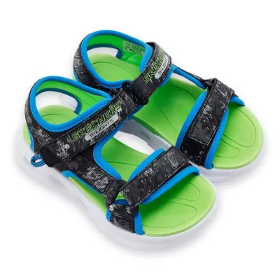 Skechers 401672L Sola Glow Sandal Aquatastic Siyah-Mavi Erkek Çocuk Sandalet - 1