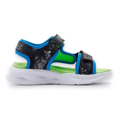 Skechers 401672L Sola Glow Sandal Aquatastic Siyah-Mavi Erkek Çocuk Sandalet - 3