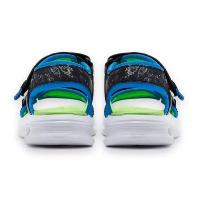 Skechers 401672L Sola Glow Sandal Aquatastic Siyah-Mavi Erkek Çocuk Sandalet - 4