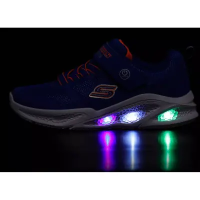 Skechers 401675K Skechers Meteor-Lights Mavi Çocuk Spor Ayakkabı - 3