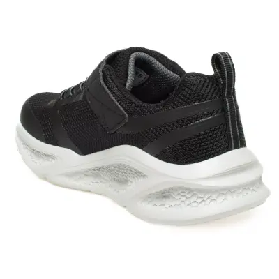 Skechers 401675K Skechers Meteor-Lights Siyah Çocuk Spor Ayakkabı - 4