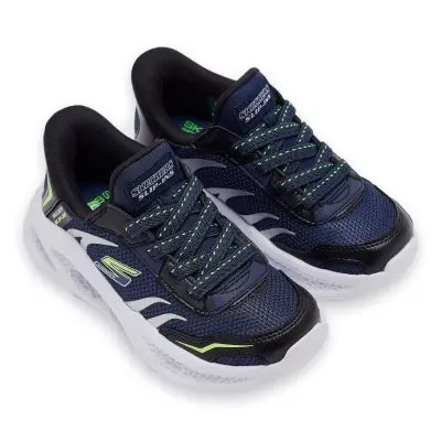 Skechers 403848L Slip-Ins Meteor-Lights Brisk-Beams Lacivert Çocuk Spor Ayakkabı 