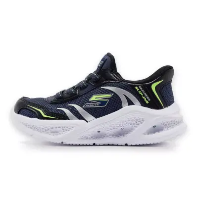 Skechers 403848L Slip-Ins Meteor-Lights Brisk-Beams Lacivert Çocuk Spor Ayakkabı - 2