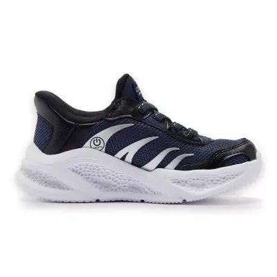 Skechers 403848L Slip-Ins Meteor-Lights Brisk-Beams Lacivert Çocuk Spor Ayakkabı - 3