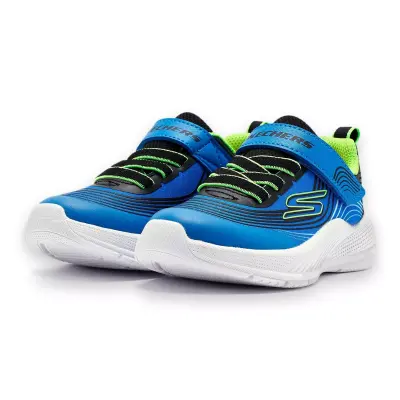 Skechers 403926B Microspec Advance Mavi Erkek Çocuk Spor Ayakkabı - 1