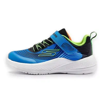 Skechers 403926B Microspec Advance Mavi Erkek Çocuk Spor Ayakkabı - 3