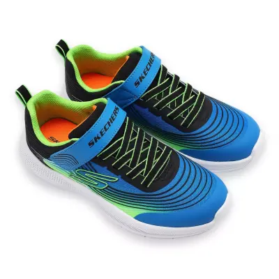 Skechers 403926K Microspec Advance Mavi Erkek Çocuk Spor Ayakkabı 