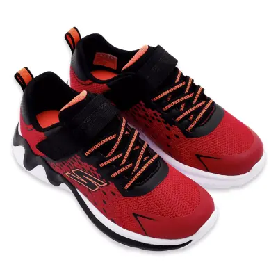 Skechers 403992L Wave TekBarnik Kırmızı Erkek Çocuk Spor Ayakkabı - 1
