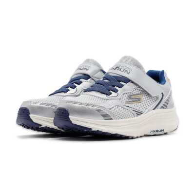 Skechers 405039L Go Run Consistent 2.0 Gümüş Çocuk Spor Ayakkabı - 3