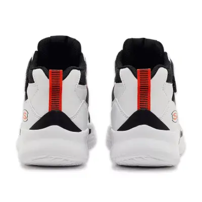 Skechers 406072 Skx Court Hype Günlük Beyaz-Siyah Erkek Çocuk Spor Ayakkabı - 4