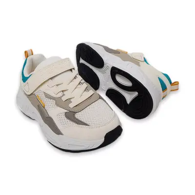 Skechers 419030L Mega-Quake Seismotech Krem Erkek Çocuk Spor Ayakkabı - 5