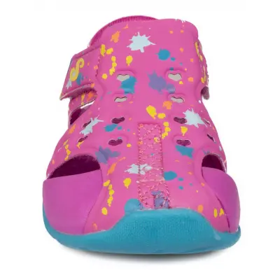 Skechers 86428 N Side Wave Lil Painter Pembe Çocuk Sandalet - 3